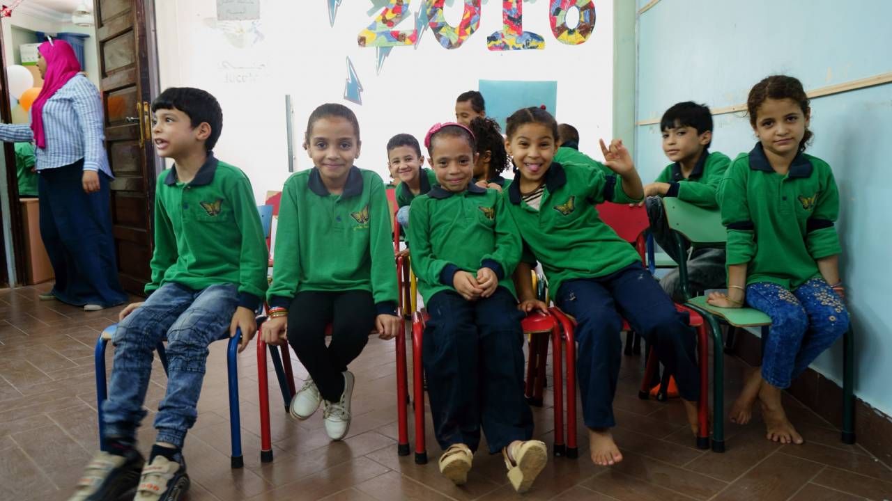 Children in Cairo at Educate Me